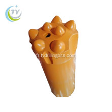 R32-51mm 7 boutons Thread Rock Drill Bit Head